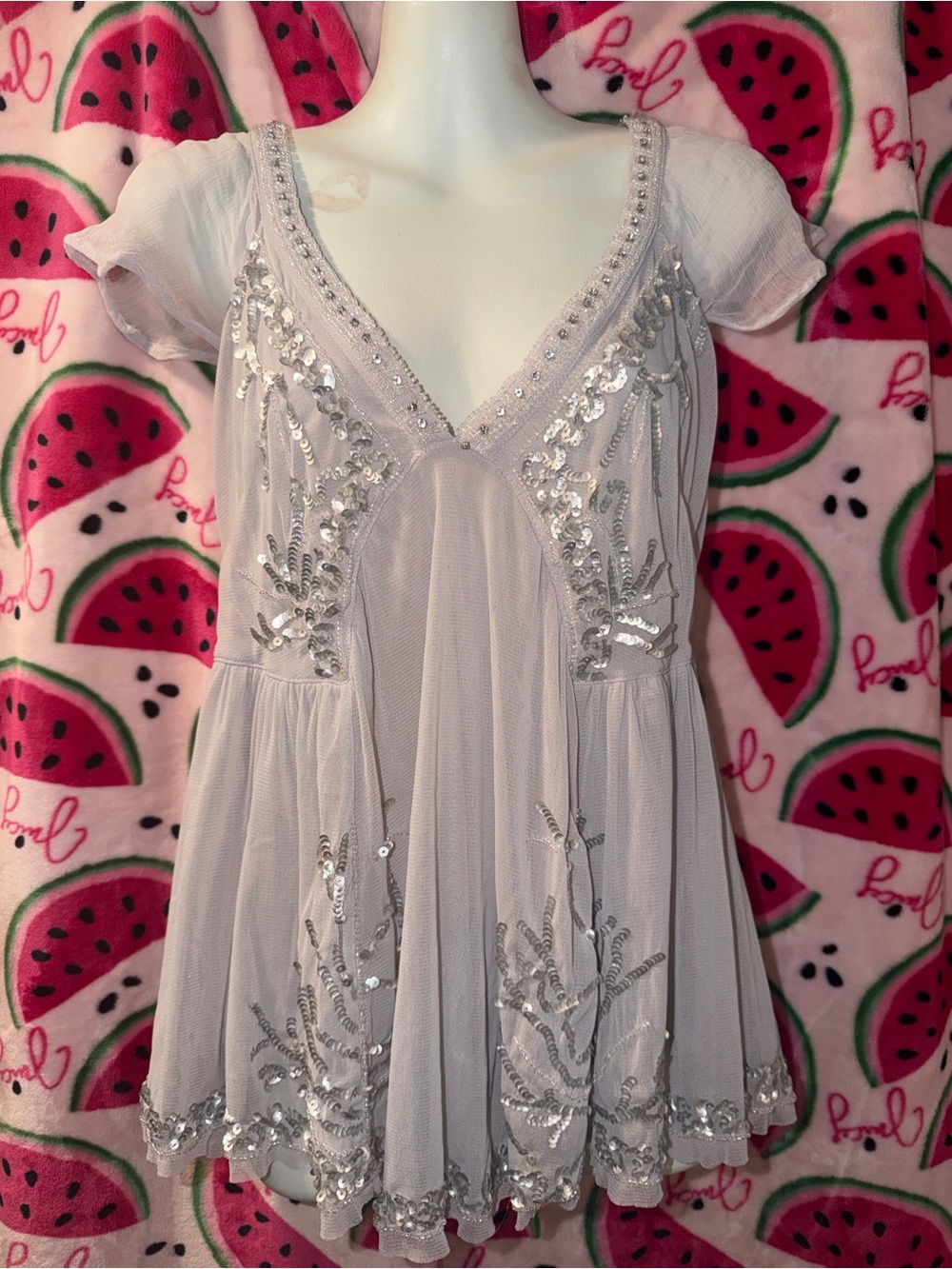 🌸 Altar’d State Boho Beaded Top